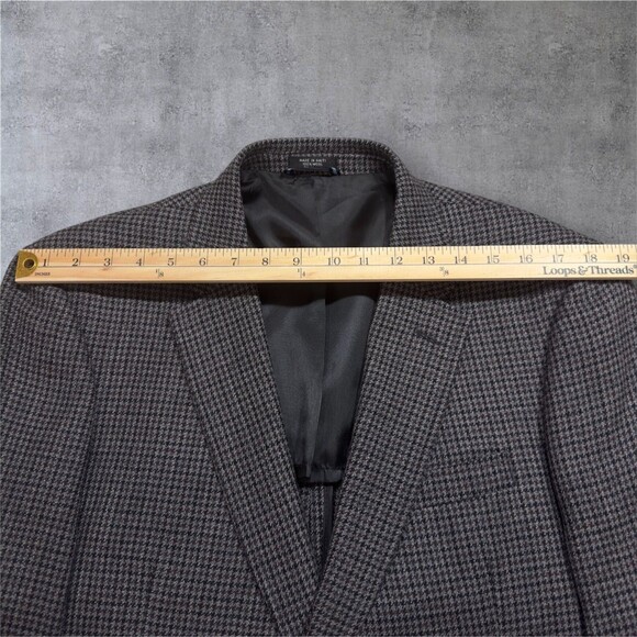 Tommy Hilfiger Men's 44R Gray/Brown Wool Blazer Sport Coat Two Button Jacket - Picture 13 of 16